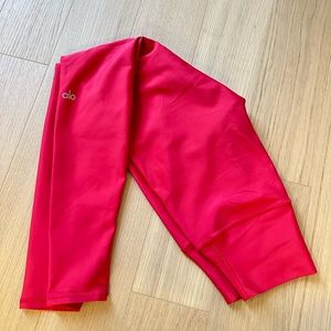 Alo Yoga Red High-Waist Airlift Legging